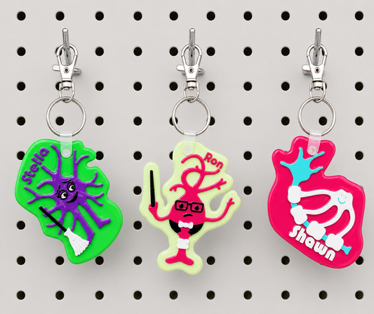 Brainstorm Character Keychains